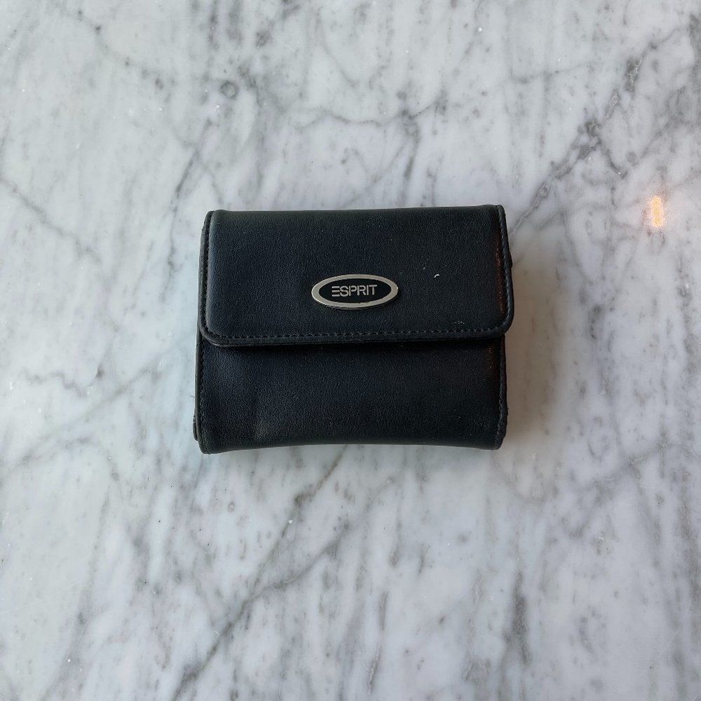 Esprit Black Expandable Wallet